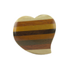 Pomo de madera de diseño corazón POCOE 7B