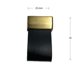 CRETE_GOLD_BLACK LEATHER