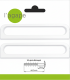 Cabinet  92mm Moderno - Pack 2 Unidades